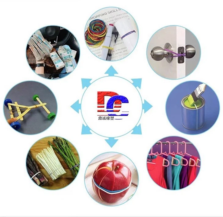 Customized Colored Elastic Rubber Bands